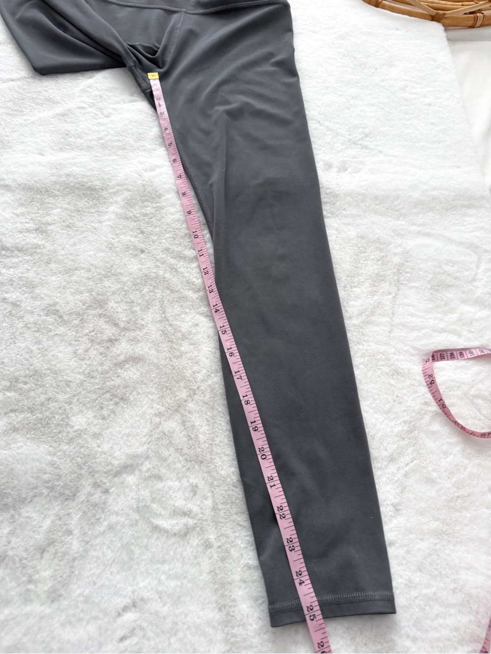 Vuori Washed Studio Legging in Washed Charcoal Gray Women's Performance Leggings - Picture 11 of 11